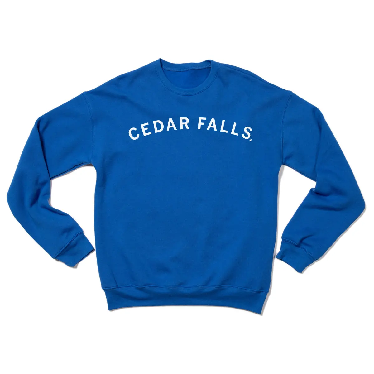 Cedar Falls Curved Logo Crew Sweatshirt 2