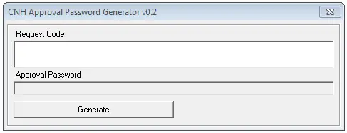 Cnh Approval Password Generator V3 - For New Holland Case Ih And More ! 1