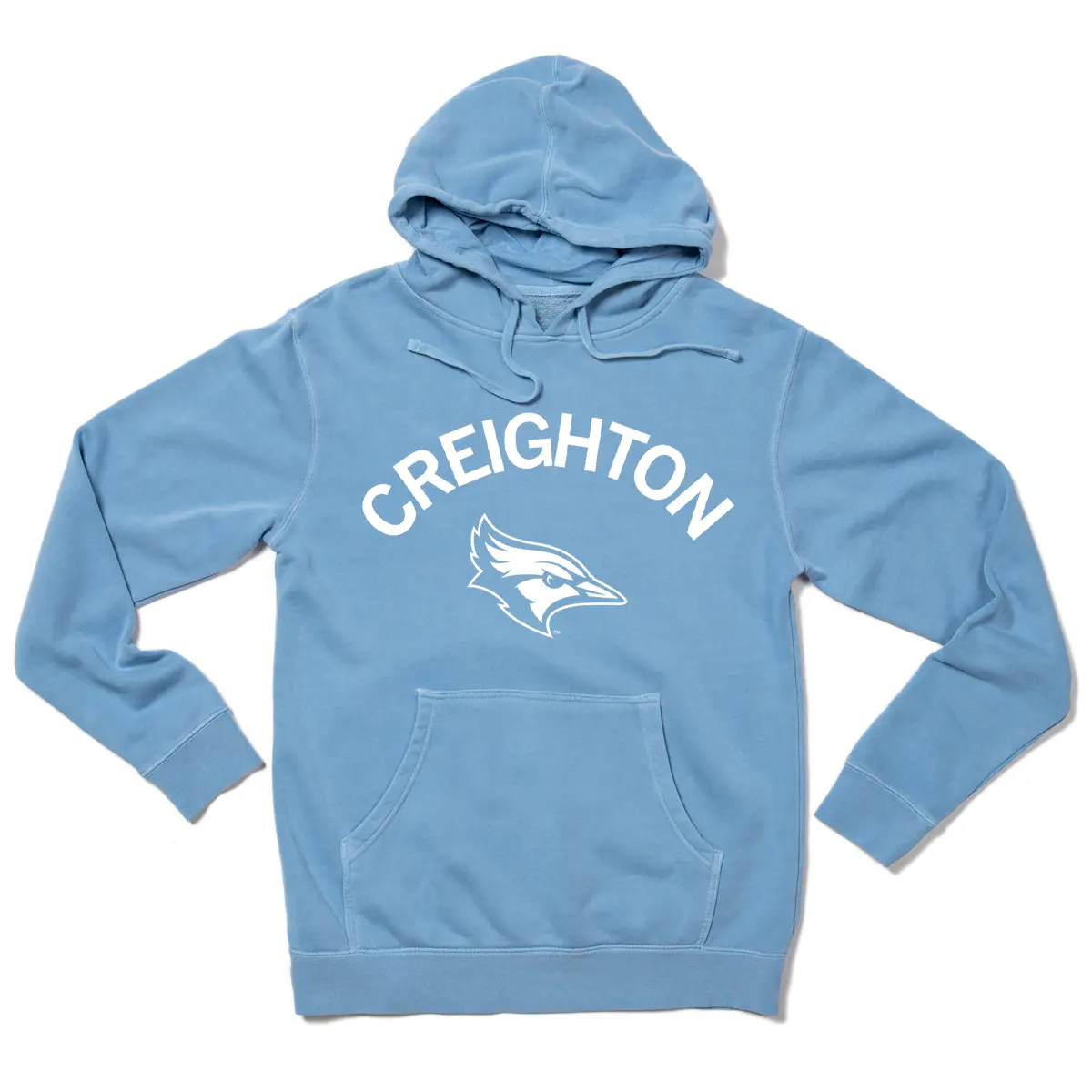 Creighton Curved Logo Pullover Hoodie 2
