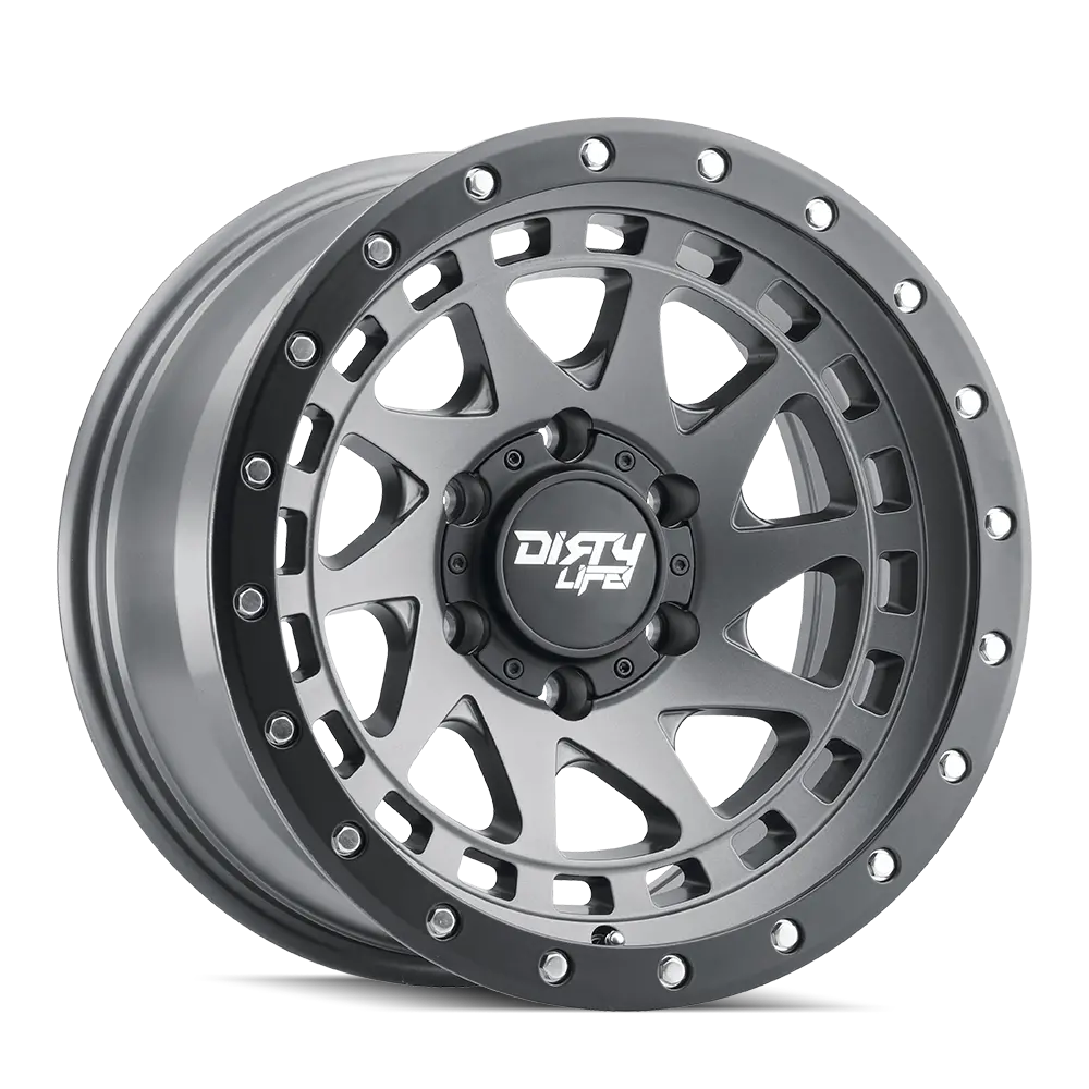 Dirty Life 17X9 0P 5X150 Cb110.2 Enigma Pro Satin Graphite Black Lip (Aw-3) 1