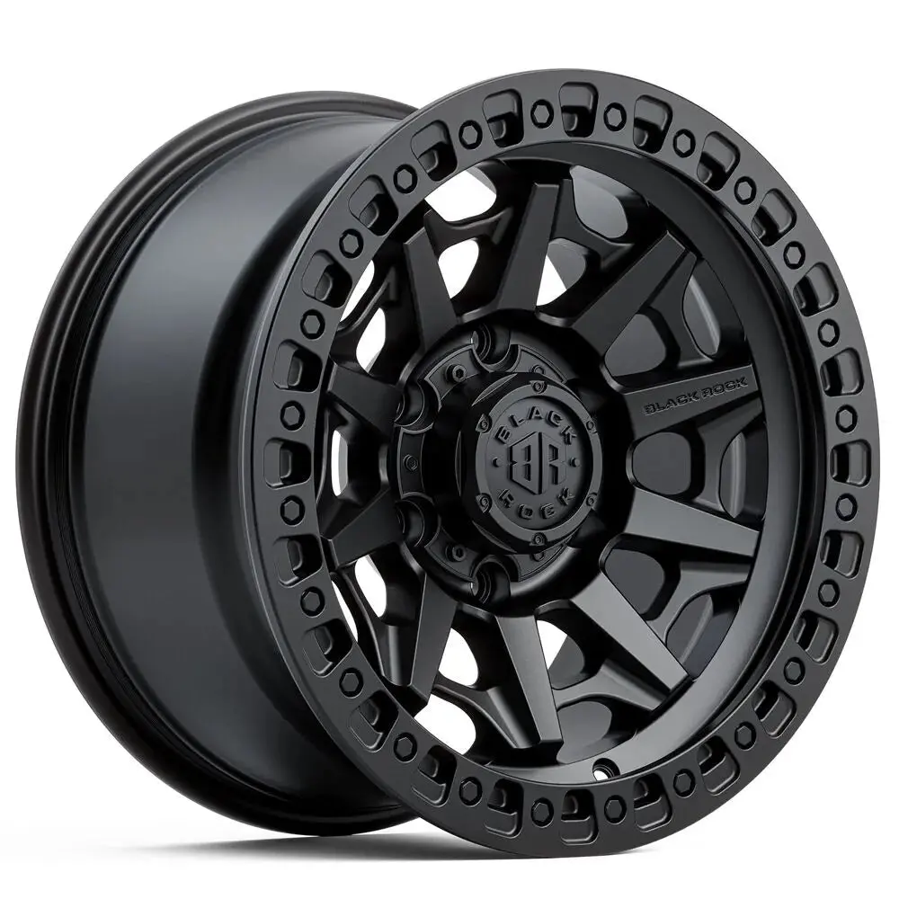 Black Rock Cage Satin Black 17X9 +12 6X139.7 17X9 | 6X139.7 | +12 1
