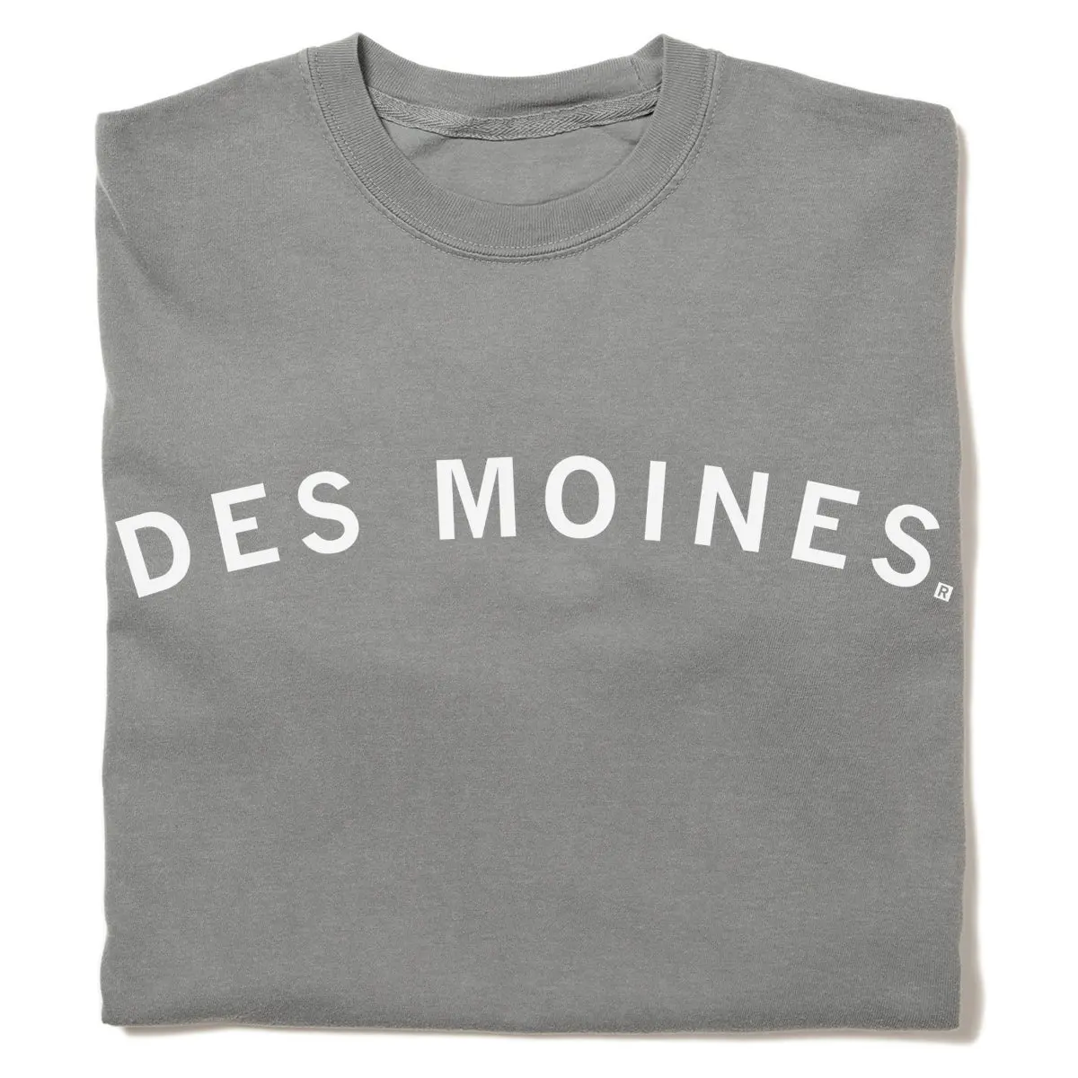 Des Moines Curved Logo Heavyweight 1