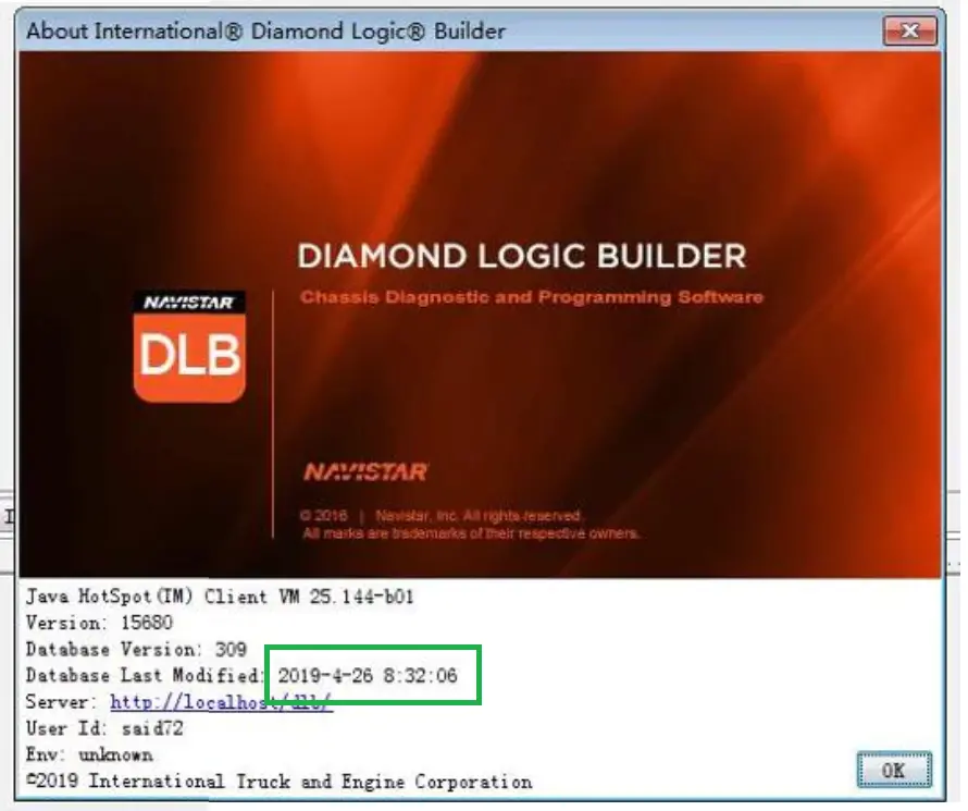 International Diamond Logic Builder (Dlb) 2025 Diagnostic Software - Level3 - All Parameters & Options Enabled 1