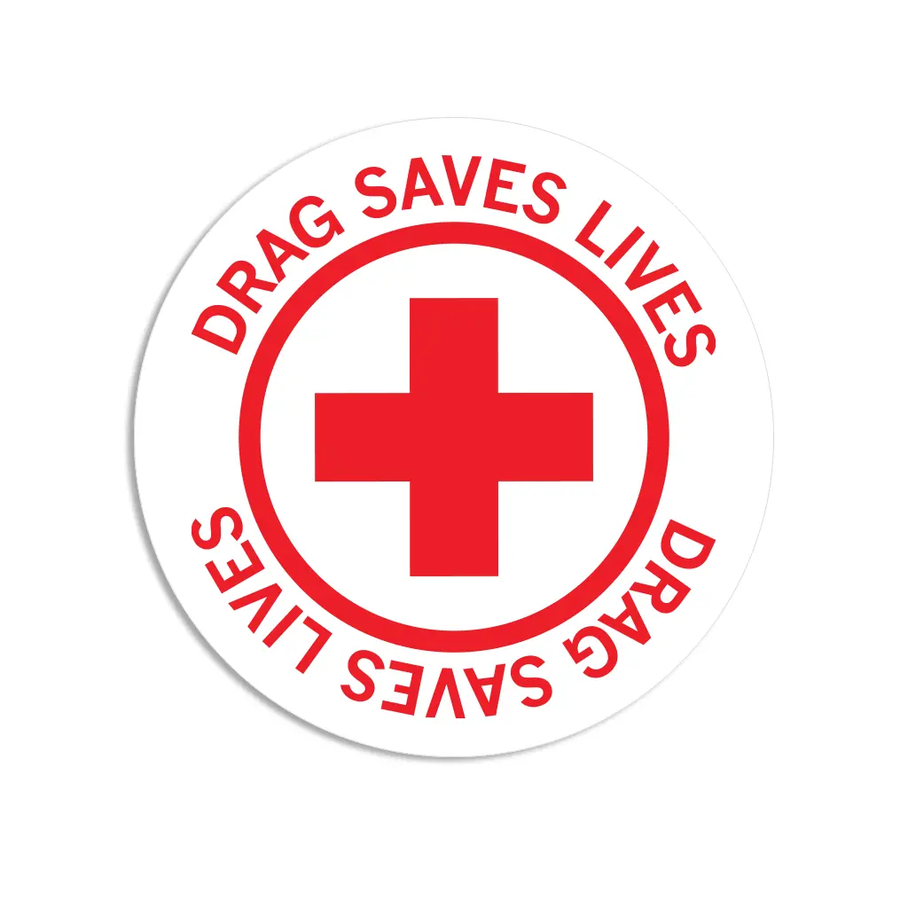 Drag Saves Lives Circle Sticker 1