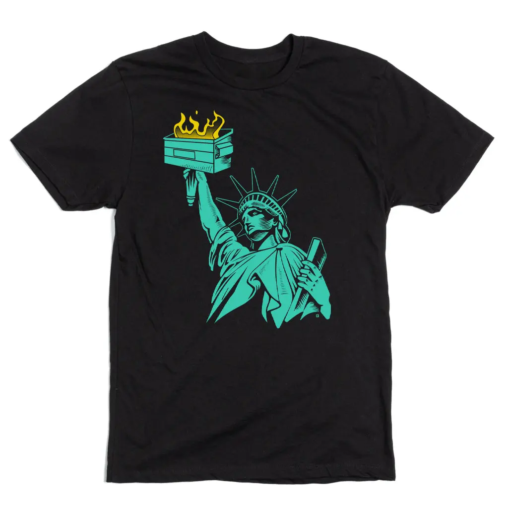 Lady Liberty Dumpster Fire 2