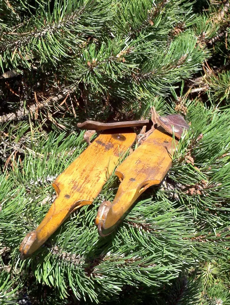 Simple Antique Dutch Ice Skates 1