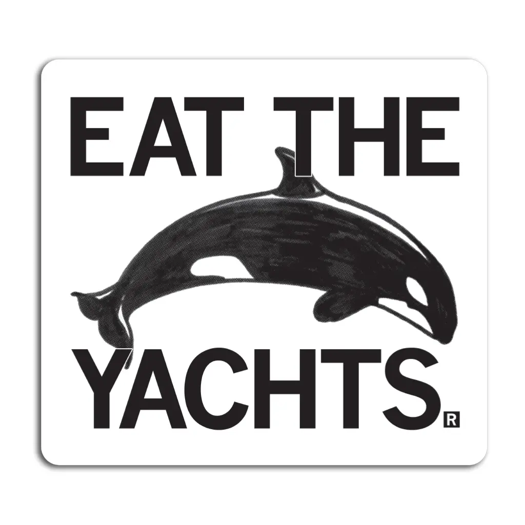 Eat The Yachts Sticker 1