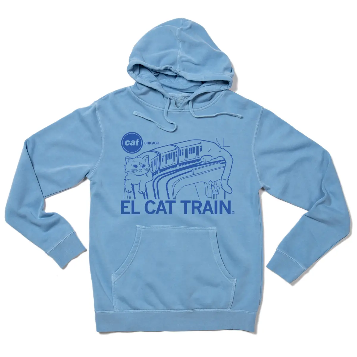 El Cat Train Pullover Hoodie 2
