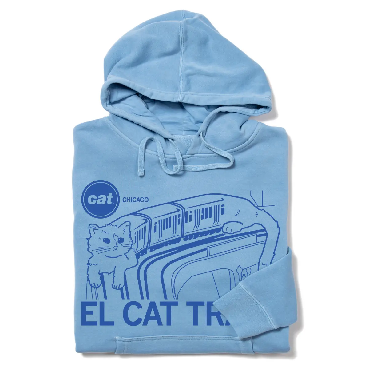 El Cat Train Pullover Hoodie 1