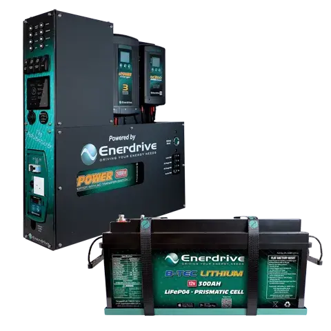 Enerdrive - Adventurer 02 Inc 300Ah Btec Lithium Bundle 1