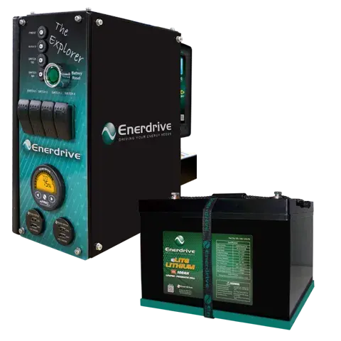 Enerdrive Explorer 01 Inc 100Ah Elite Lithium Bundle 1