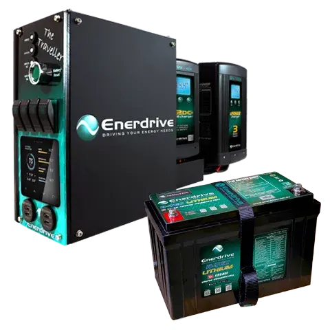 Enerdrive - Traveller 03 Inc 125Ah Lithium Btec Bundle 1
