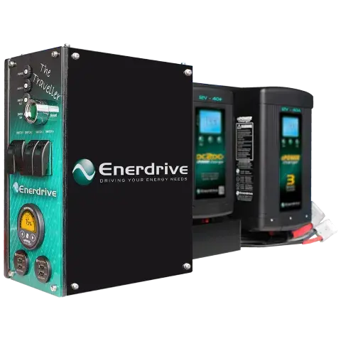 Enerdrive Traveller Left Inc 200Ah Btec Lithium Bundle 1
