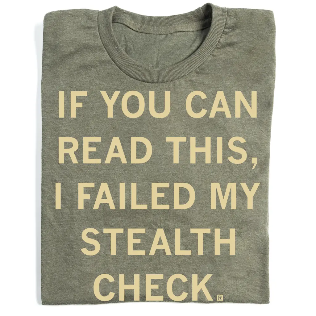 Failed Stealth Check 1