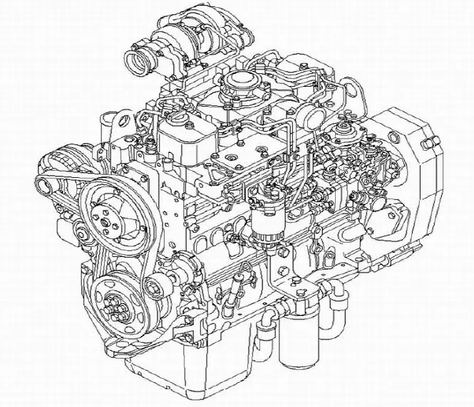 Case 445/M2 445T/M2 668T/M2 Engines Official Workshop Service Repair Manual 1