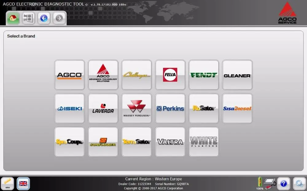 Agco Edt Electronic Diagnostic Tool 1.128 - Activation For All Brands - Latest 2026 Version 1