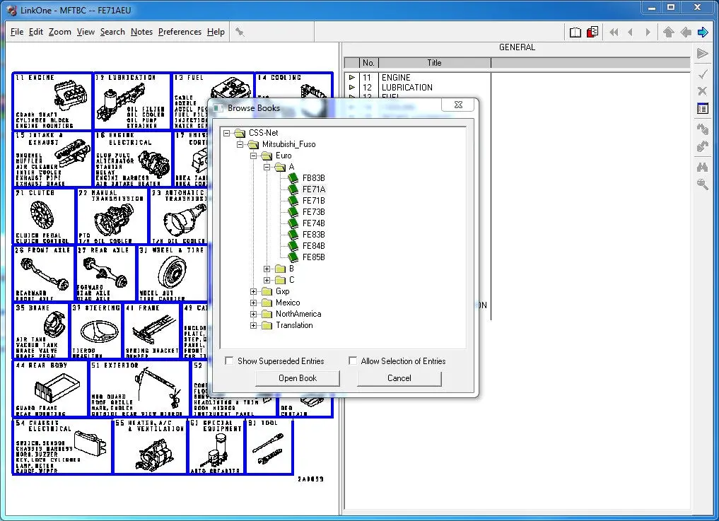 Mitsubishi Fuso Trucks Epc Parts Manual Software All Models & Serials Up To 2015 1