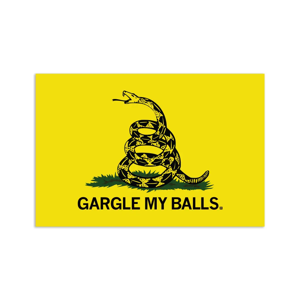 Gargle My Balls Sticker 1