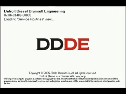Detroit Diesel Drumroll Engineering (Ddde 7.08) All Parameters 100% Works ! Full Online Installation Service Included ! 1