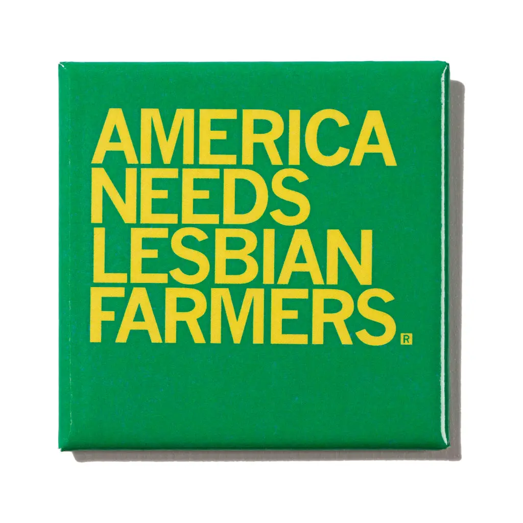 Lesbian Farmers Metal Magnet 1