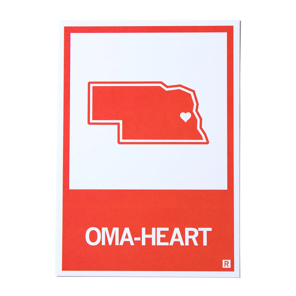 Oma-Heart Postcard 1