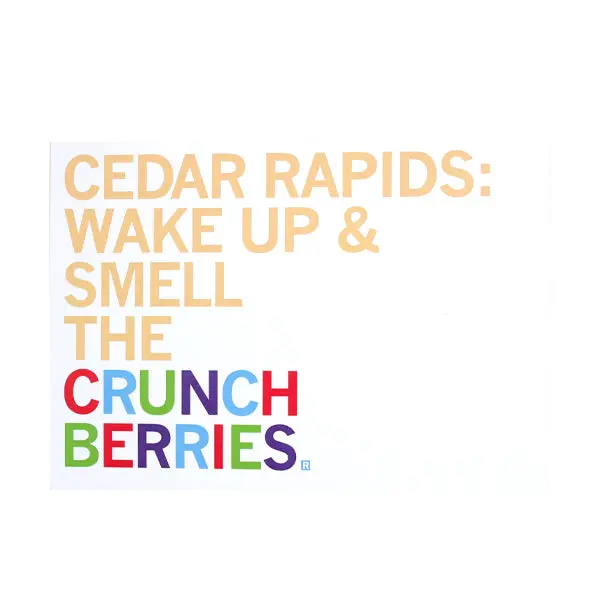 Smell The Crunchberries Postcard 1