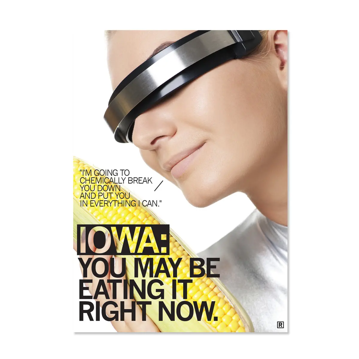 Iowa You May Be Eating It Postcard 1