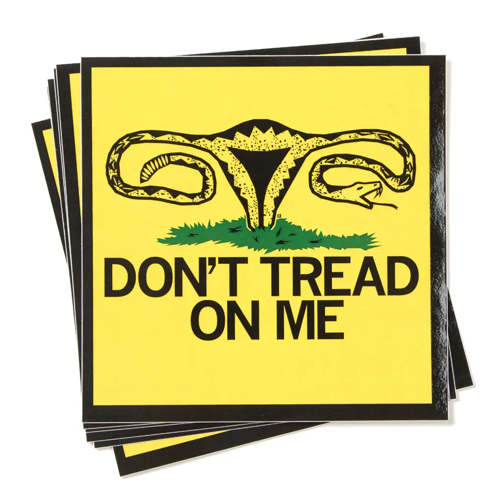 Don't Tread On Me Uterus Sticker 1