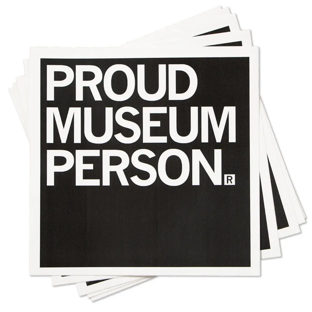 Proud Museum Person Sticker 1