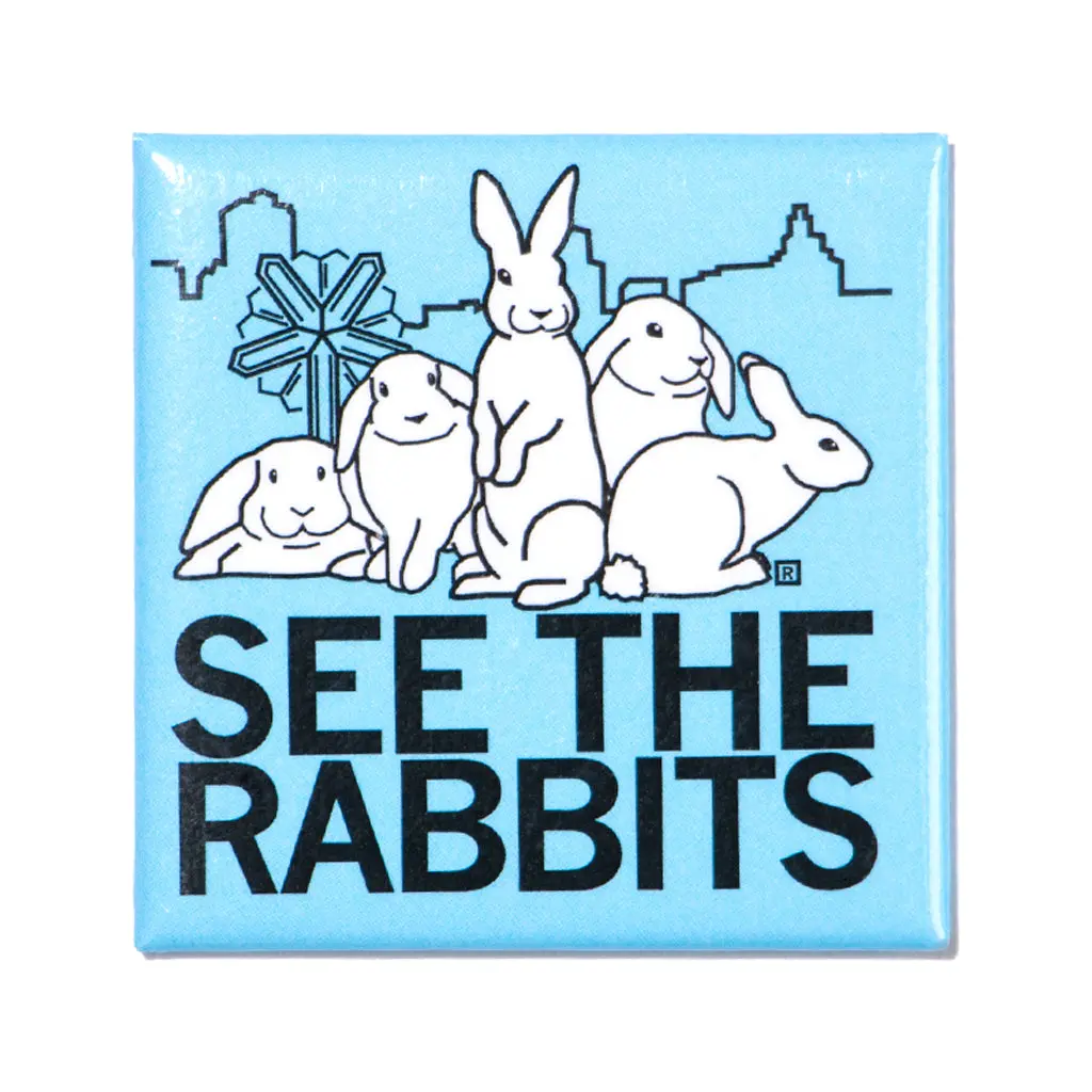See The Rabbits Metal Magnet 1