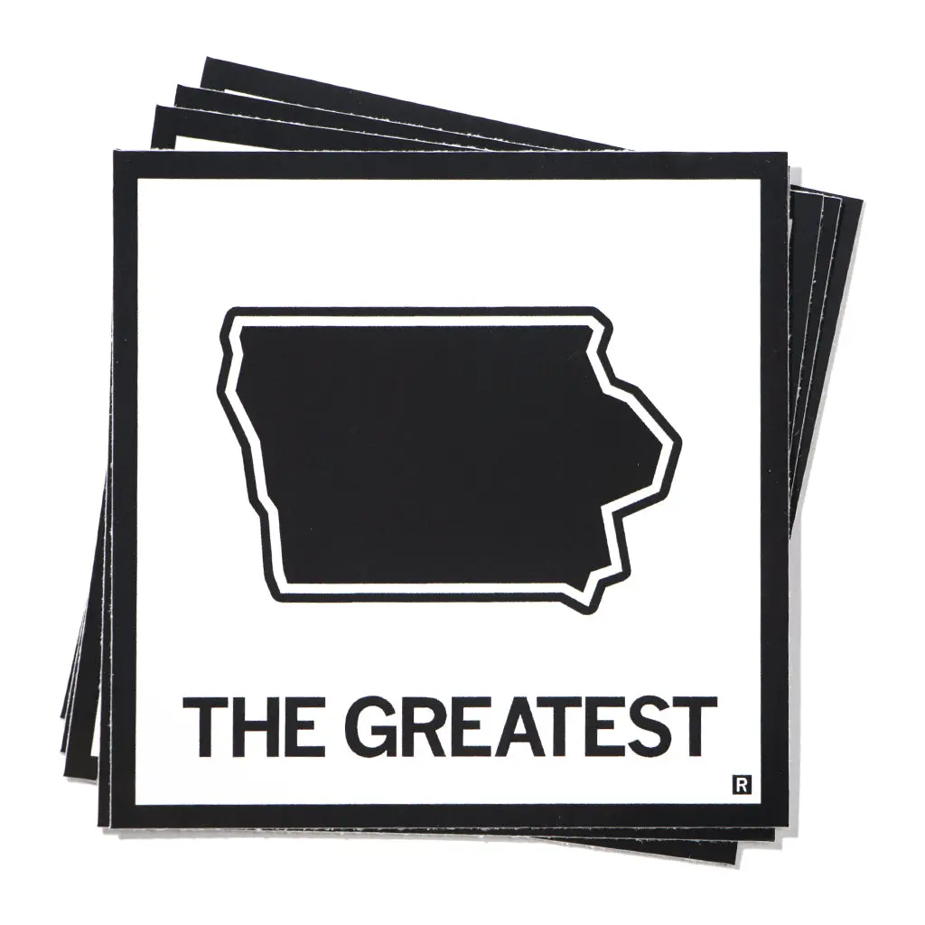 The Greatest - Iowa Sticker 1