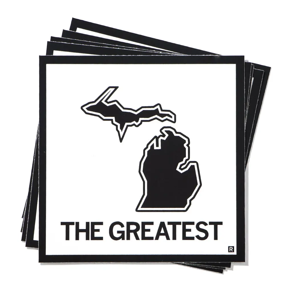 The Greatest - Michigan Sticker 1