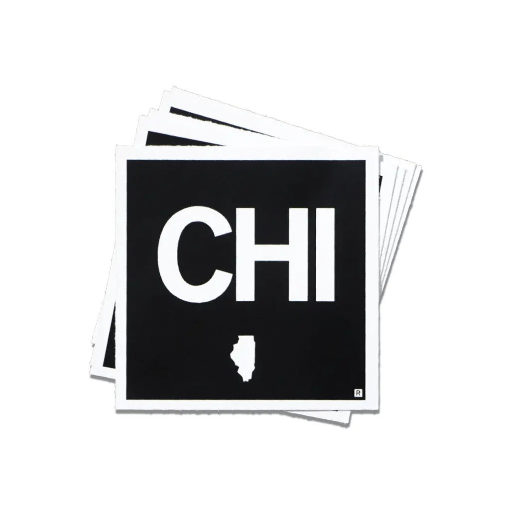 Chi Logo Mini Sticker 1