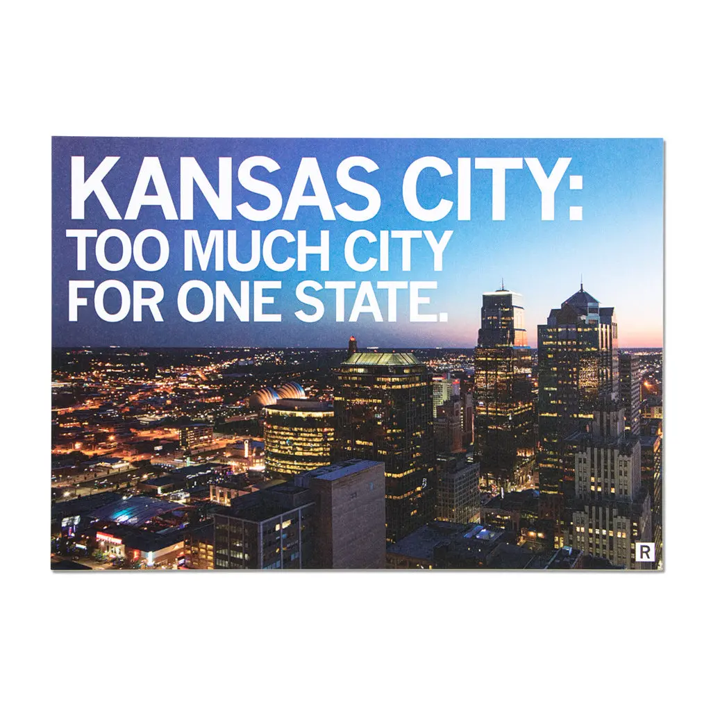Too Much City Kc Photo Postcard 1