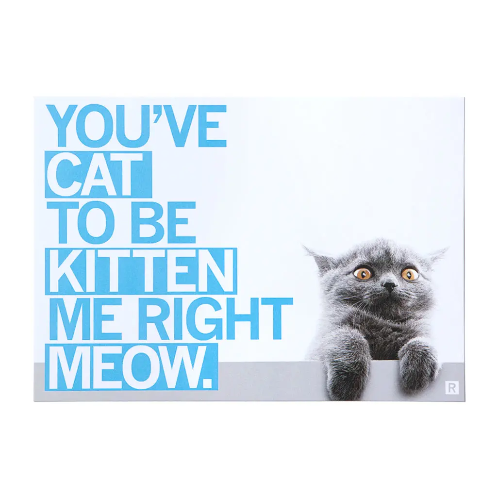 Cat To Be Kitten Me Photo Postcard 1