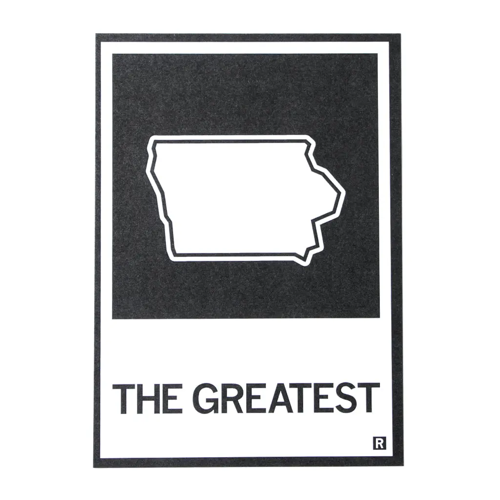 The Greatest - Iowa Postcard 1