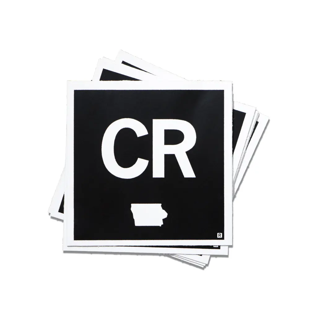 Cr Logo Mini Sticker 1