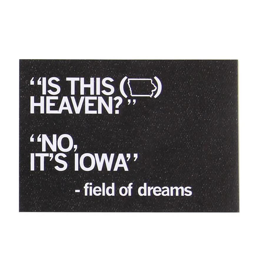 Heaven Text Postcard 1
