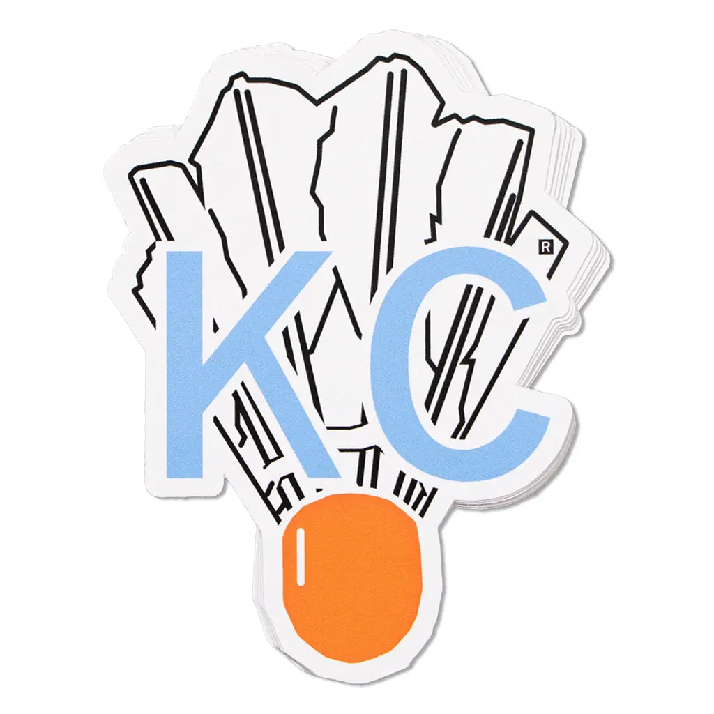 Kc Shuttlecock Die-Cut Sticker 1