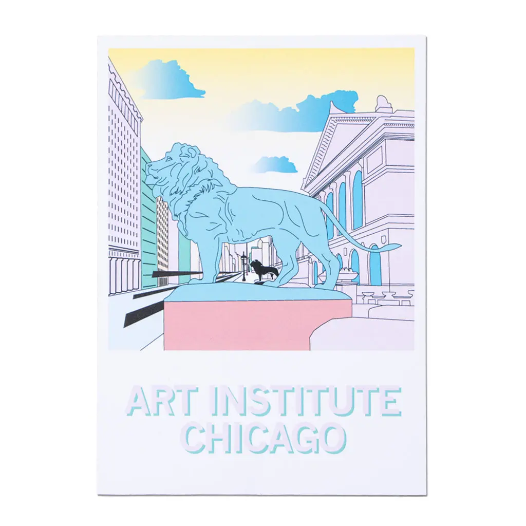The Art Institute Of Chicago Illustration Postcard 1
