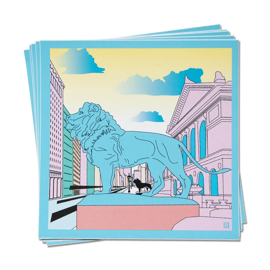 The Art Institute Of Chicago Illustration Sticker 1
