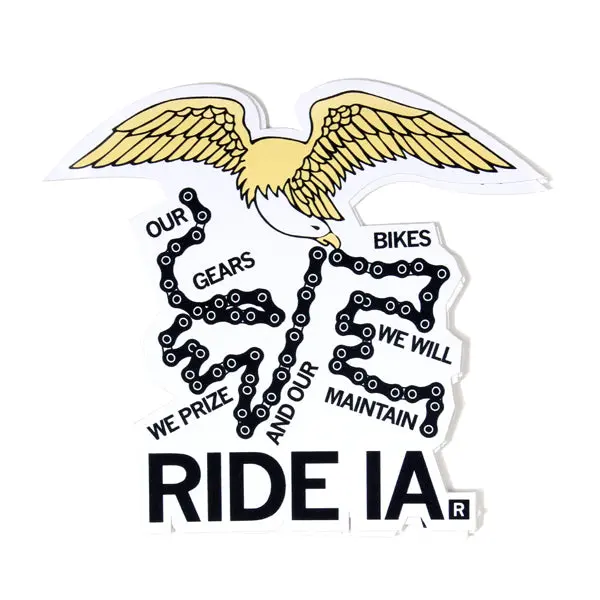 Ride Ia Die-Cut Sticker 1