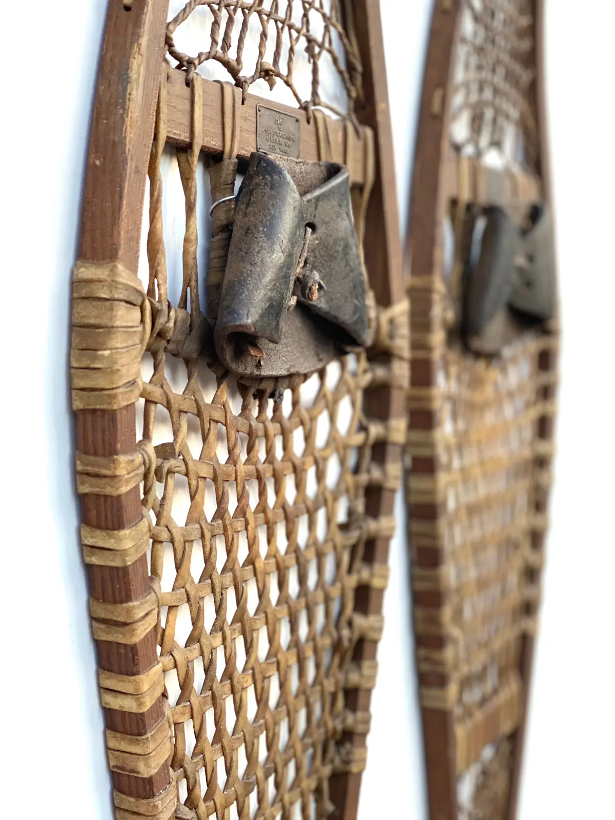 Wooden Abercrombie And Fitch Snowshoes 2