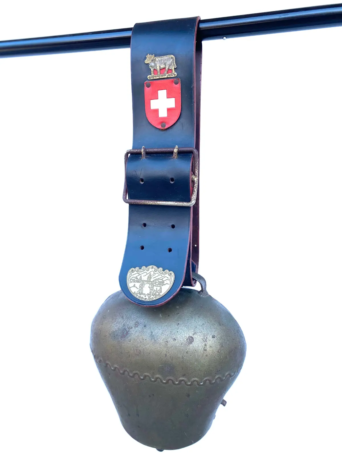 Vintage Swiss Bronze Treicheln Cowbell 1