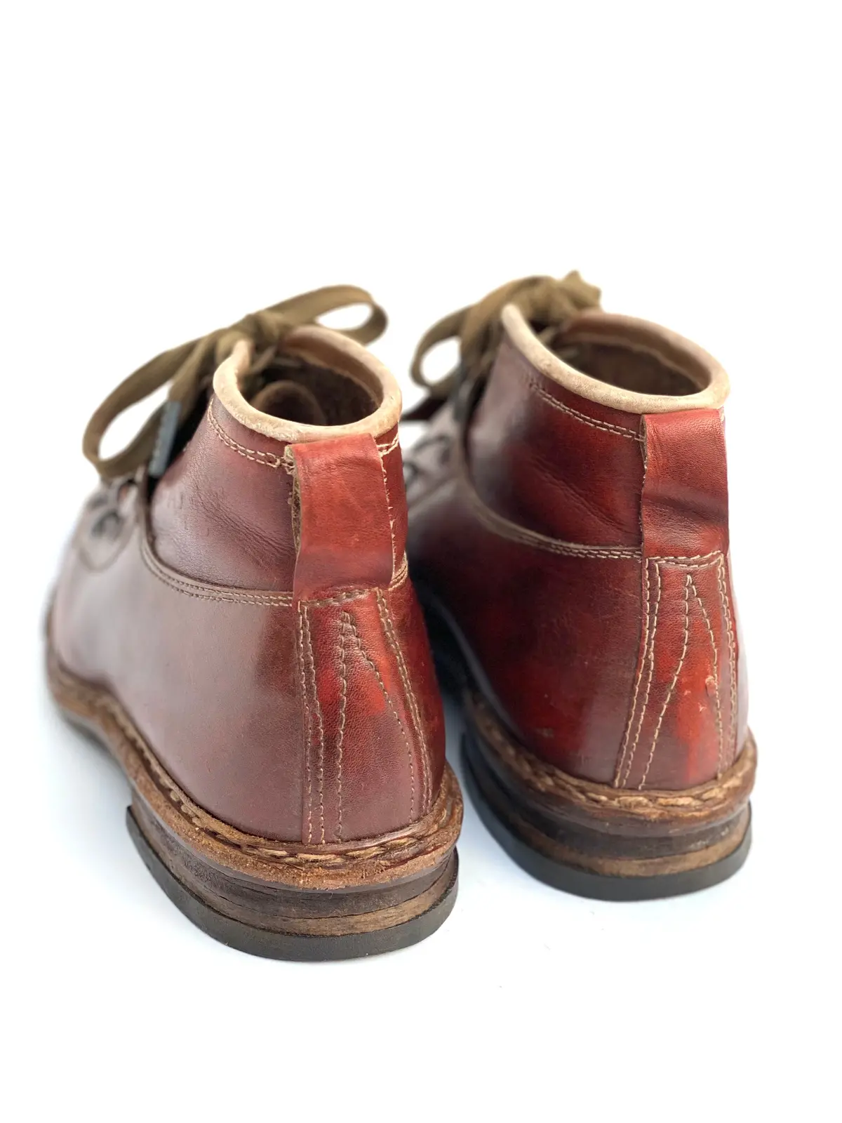 Vintage Leather Ski Boots 2