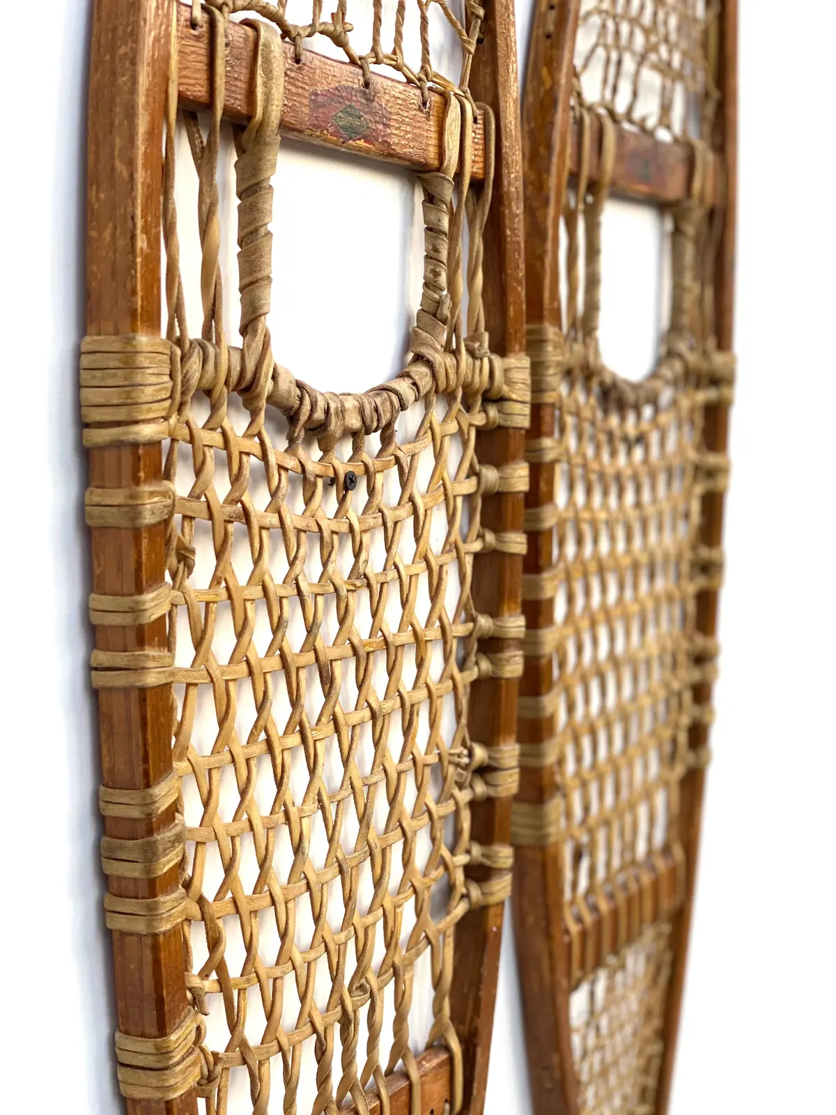 Antique Ellingwood Turning Co. Oxford Snowshoes 2