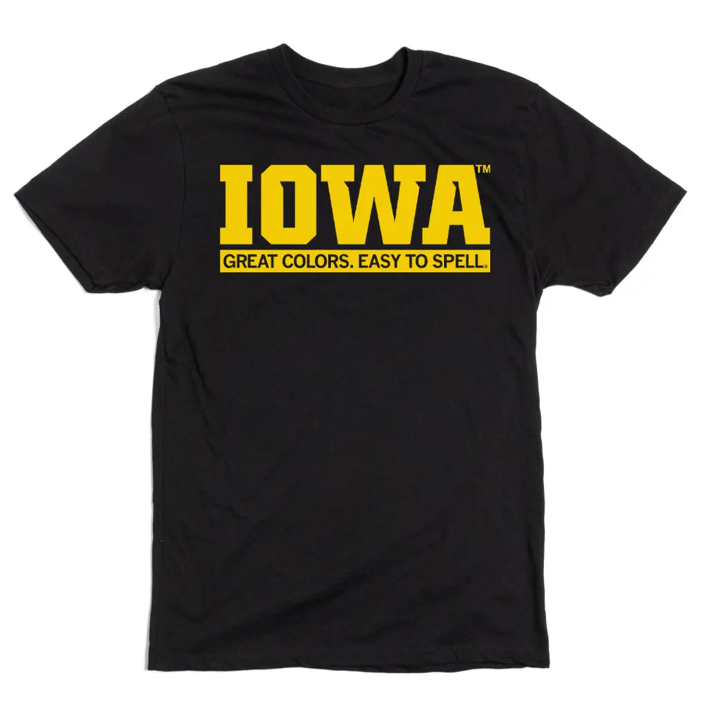 Iowa: Great Colors Easy To Spell Black 2