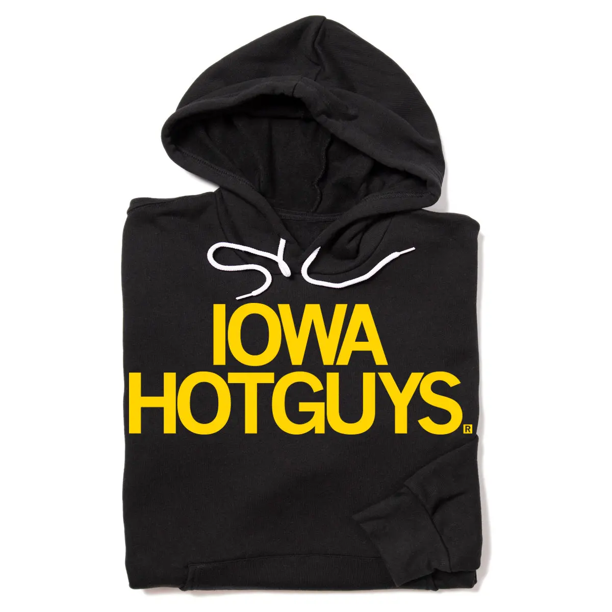 Iowa Hotguys Text Pullover Hoodie 1