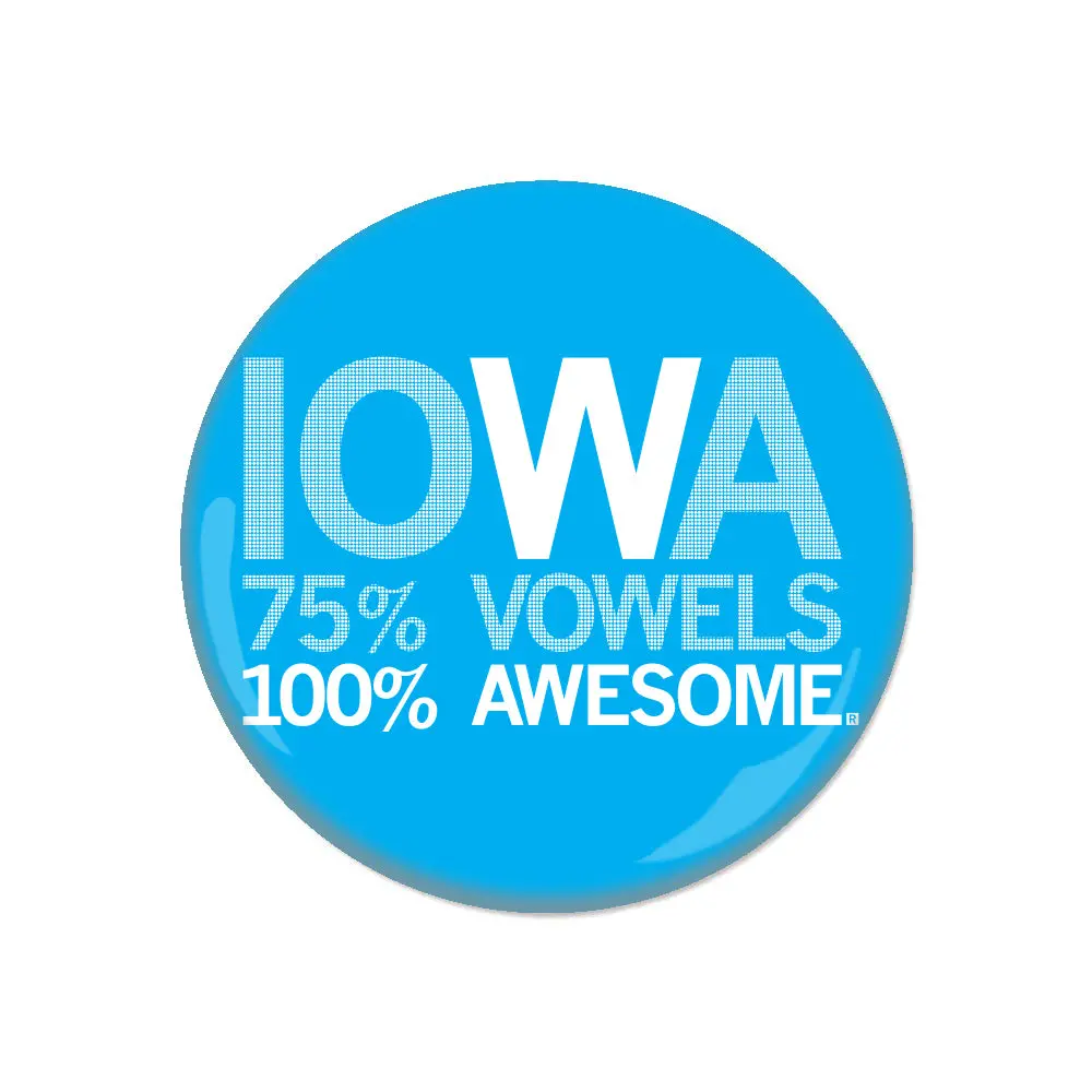 Iowa Vowels Button 1