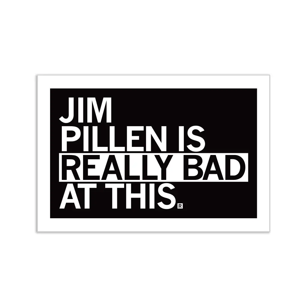 Jim Pillen Is Really Bad At This Sticker 1